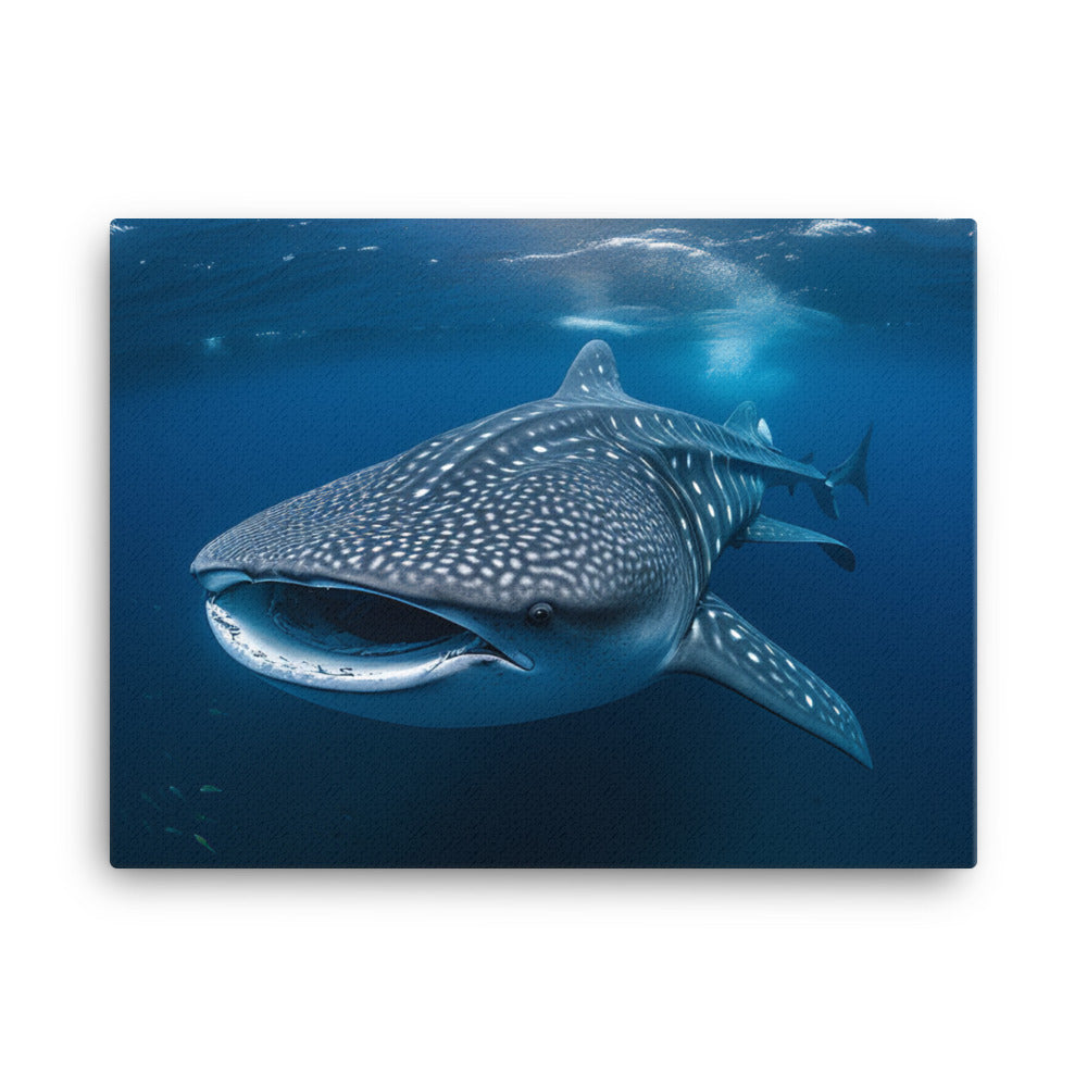 Explore the Underwater World with Whale Sharks canvas - Posterfy.AI
