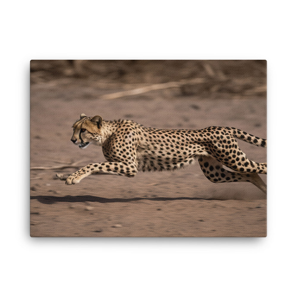 Cheetah in Action canvas - Posterfy.AI