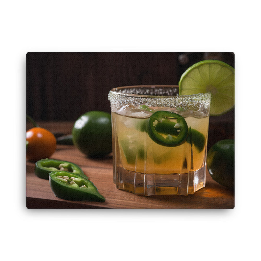 Spicy Margarita canvas - Posterfy.AI