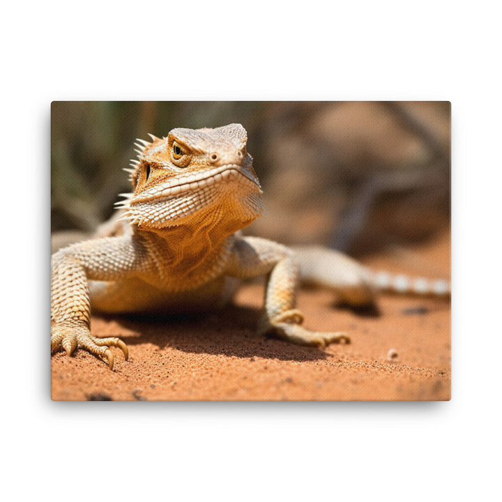 Bearded Dragon in the Wild canvas - Posterfy.AI