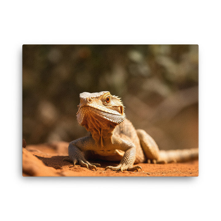 Bearded Dragon in the Wild canvas - Posterfy.AI