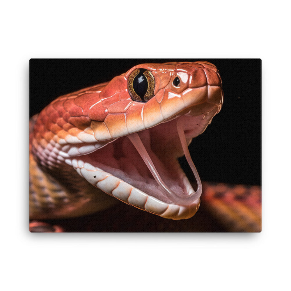 A Close-Up of a corn snake canvas - Posterfy.AI