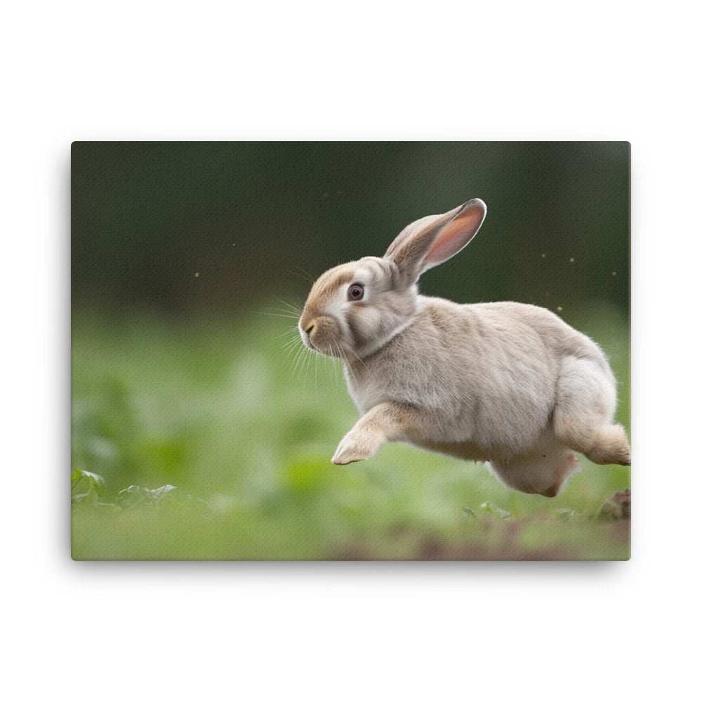 Playful French Lop canvas - Posterfy.AI