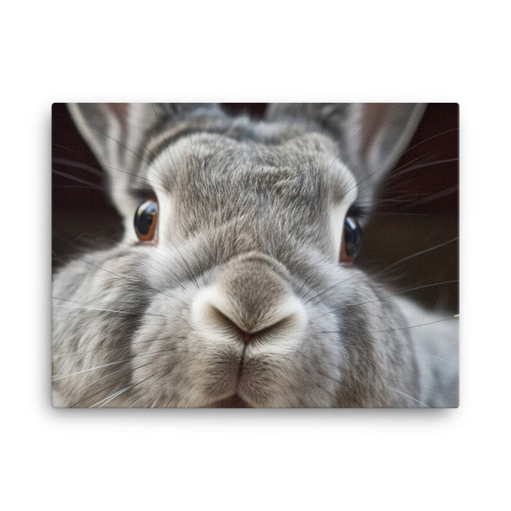 Gentle Giants - Flemish Giant Rabbits canvas - Posterfy.AI