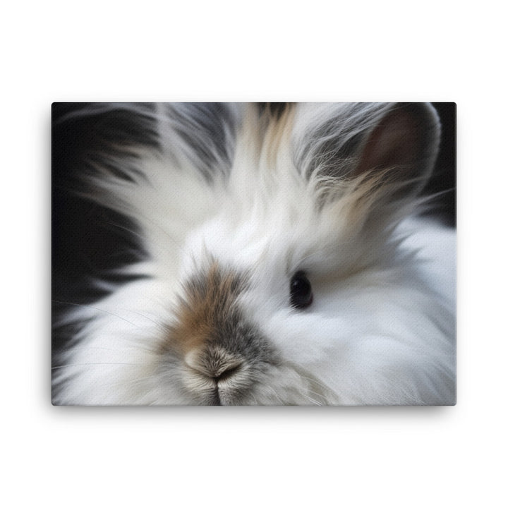 Adorable Lionhead Bunny - Fluffy and Cute canvas - Posterfy.AI