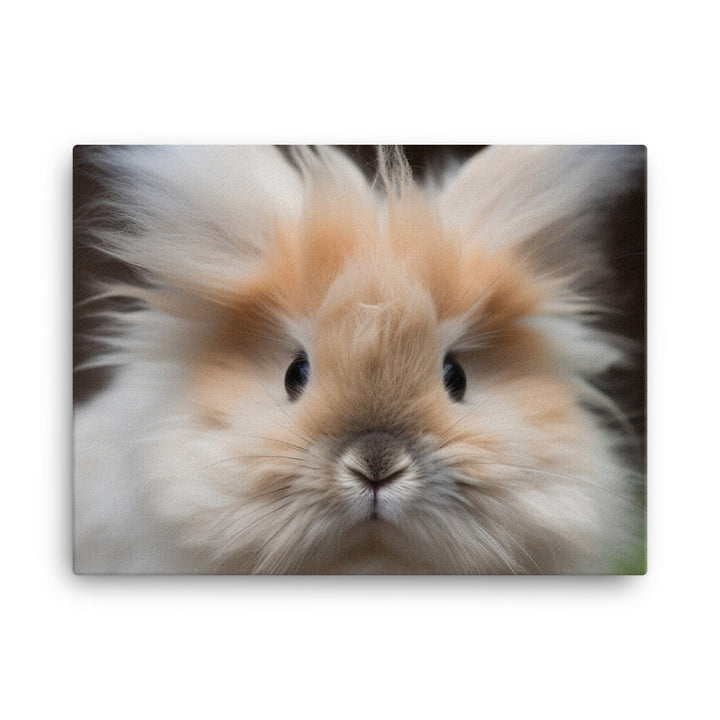 Adorable Lionhead Bunny - Fluffy and Cute canvas - Posterfy.AI