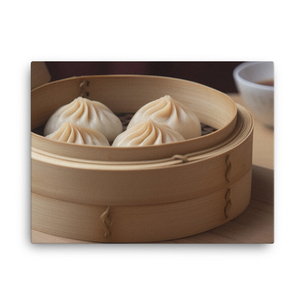 Xiaolongbao 小籠包 and tea canvas - Posterfy.AI