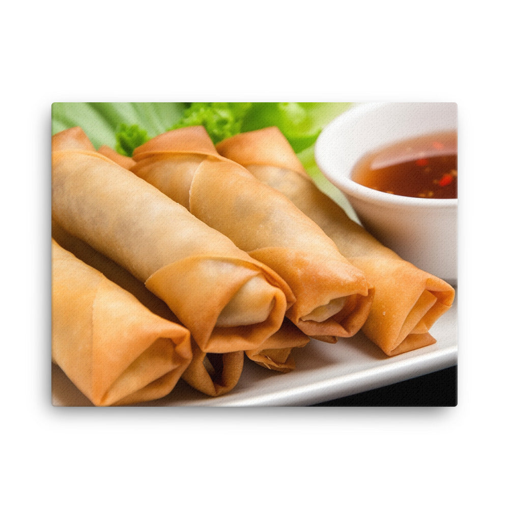 Fried Spring RollsFried Spring Rolls 春卷 canvas - Posterfy.AI