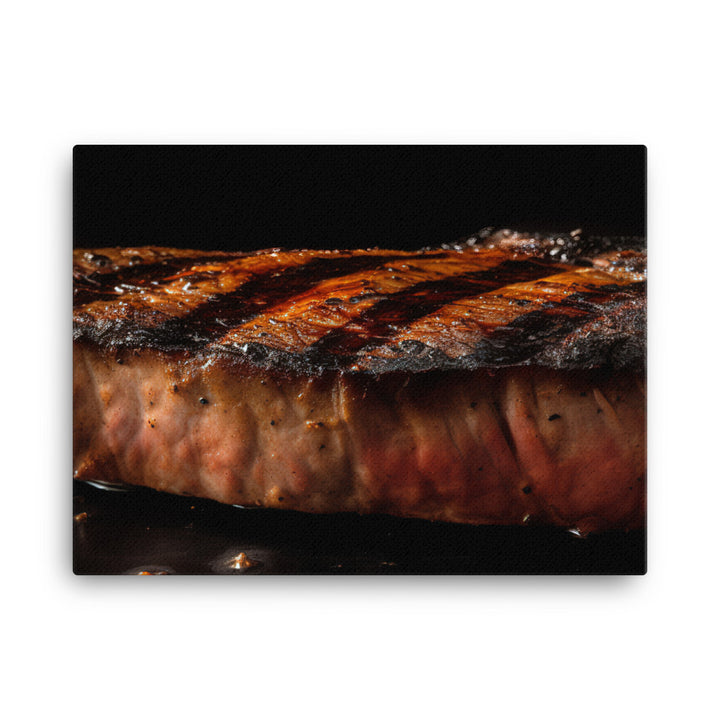 Perfectly Grilled New York Strip canvas - Posterfy.AI