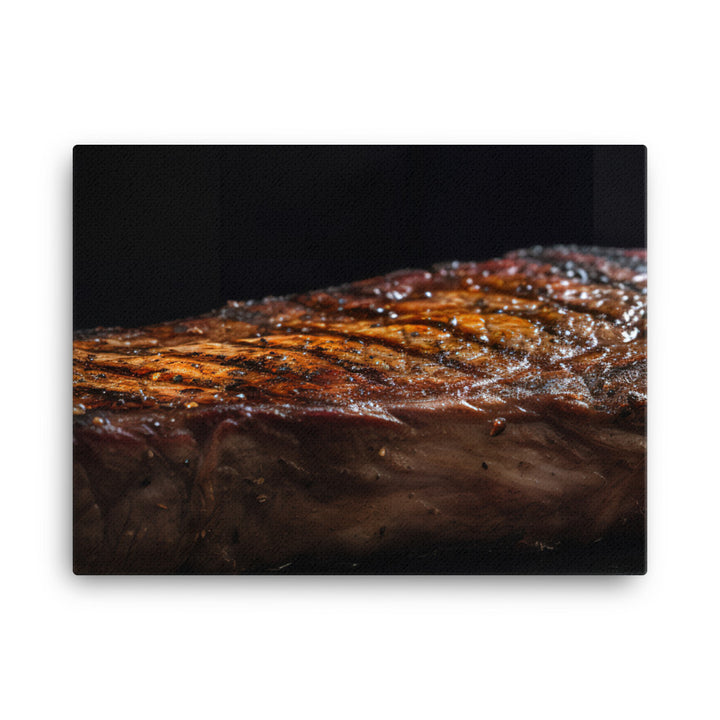 Perfectly Grilled New York Strip canvas - Posterfy.AI