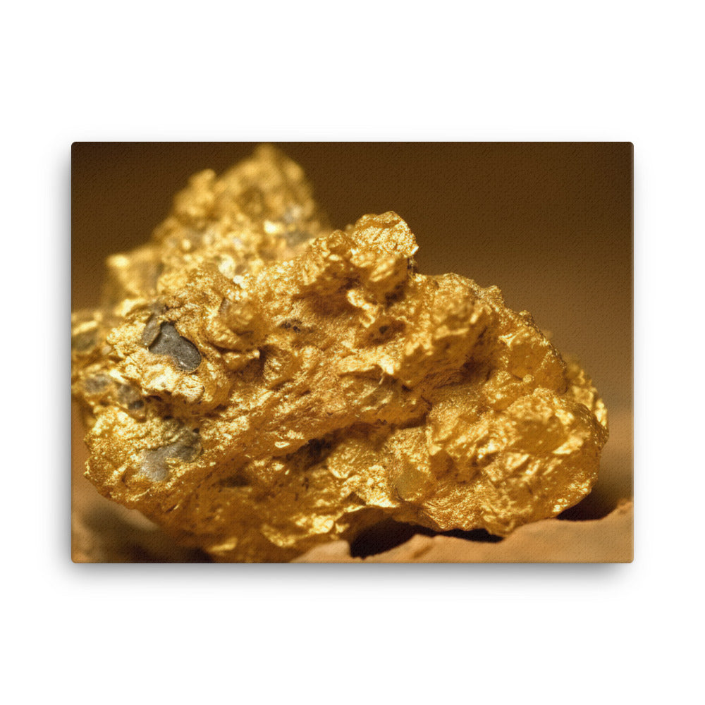Rough Gold Nuggets canvas - Posterfy.AI