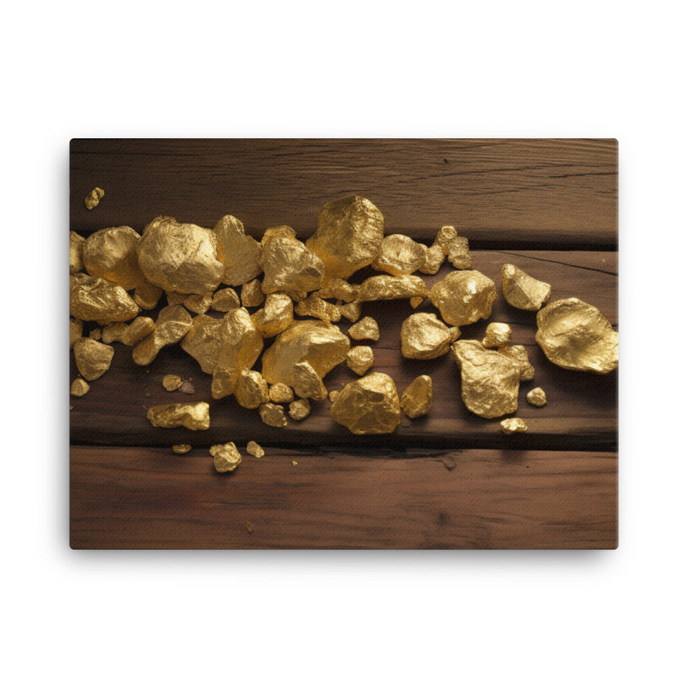 Gold Rush canvas - Posterfy.AI