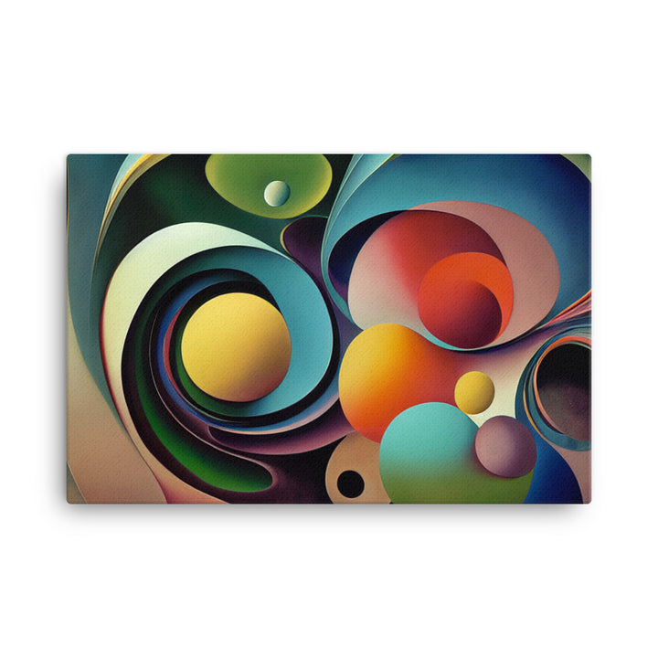 Swirl colorful abstract canvas - Posterfy.AI