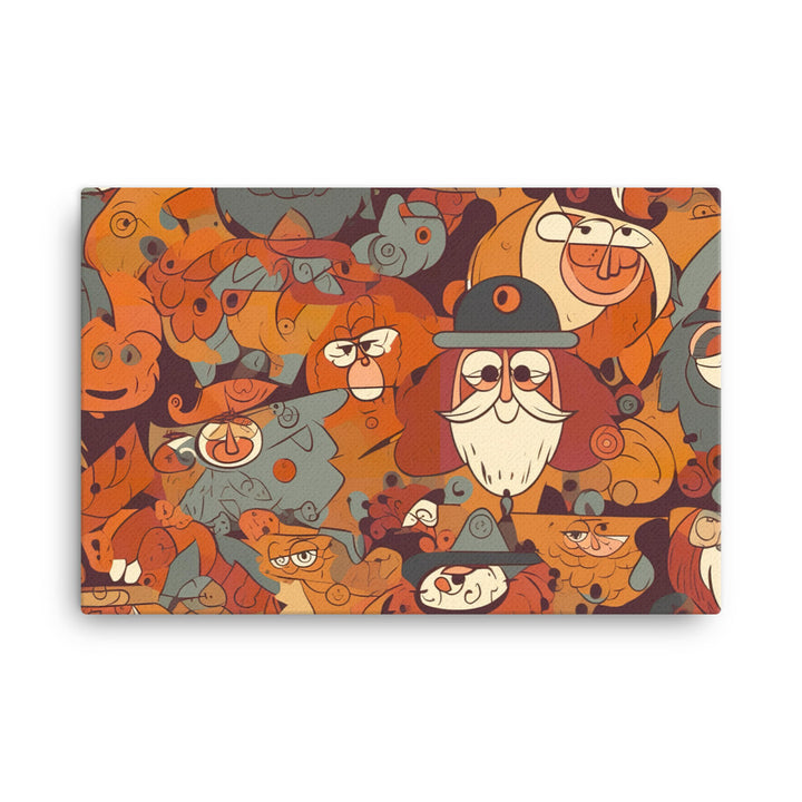 Cartoon Pattern canvas - Posterfy.AI