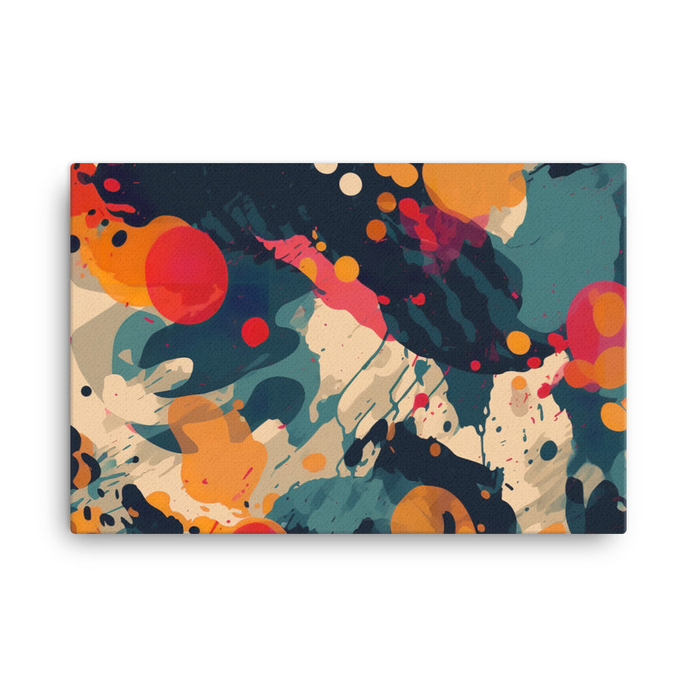 Splotch Pattern canvas - Posterfy.AI