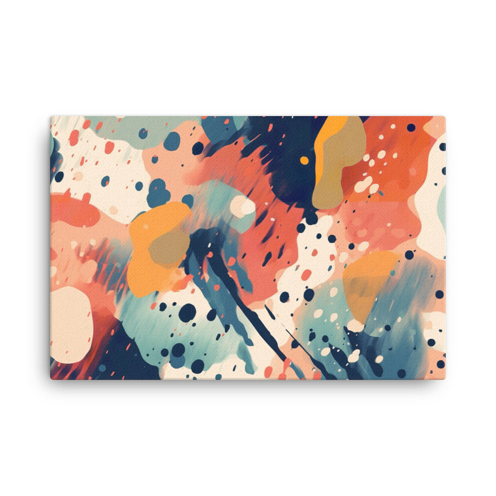 Splotch Pattern canvas - Posterfy.AI