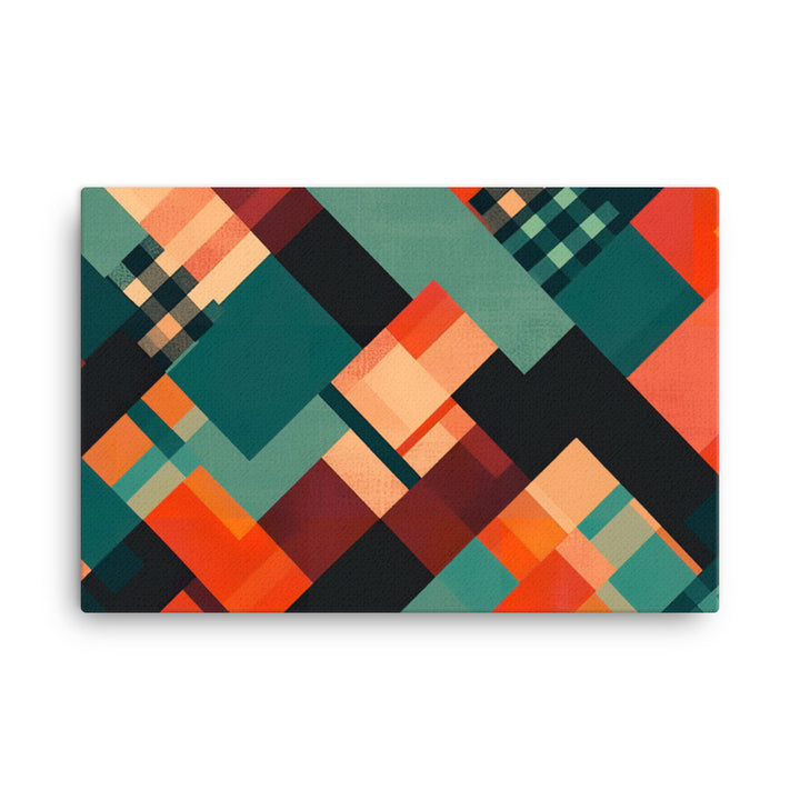 Plaid Pattern canvas - Posterfy.AI