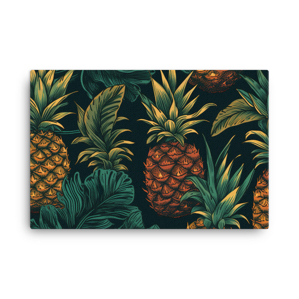 Pineapples Pattern canvas - Posterfy.AI
