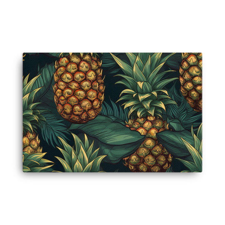 Pineapples Pattern canvas - Posterfy.AI