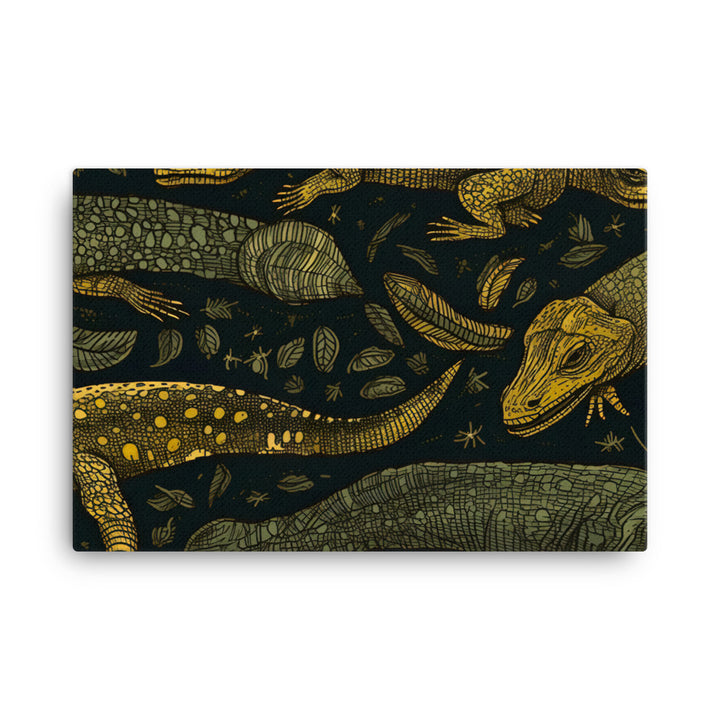 Reptile Pattern canvas - Posterfy.AI