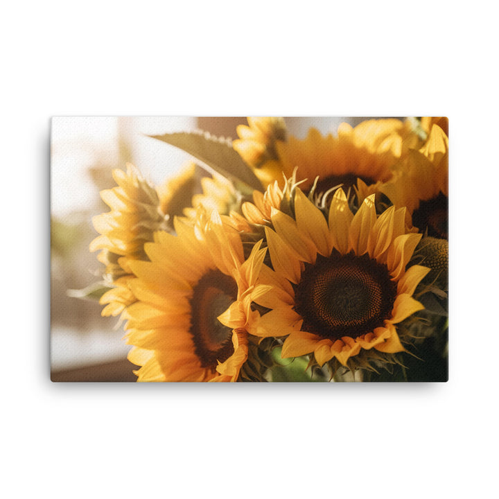 Sunflower Bouquet canvas - Posterfy.AI