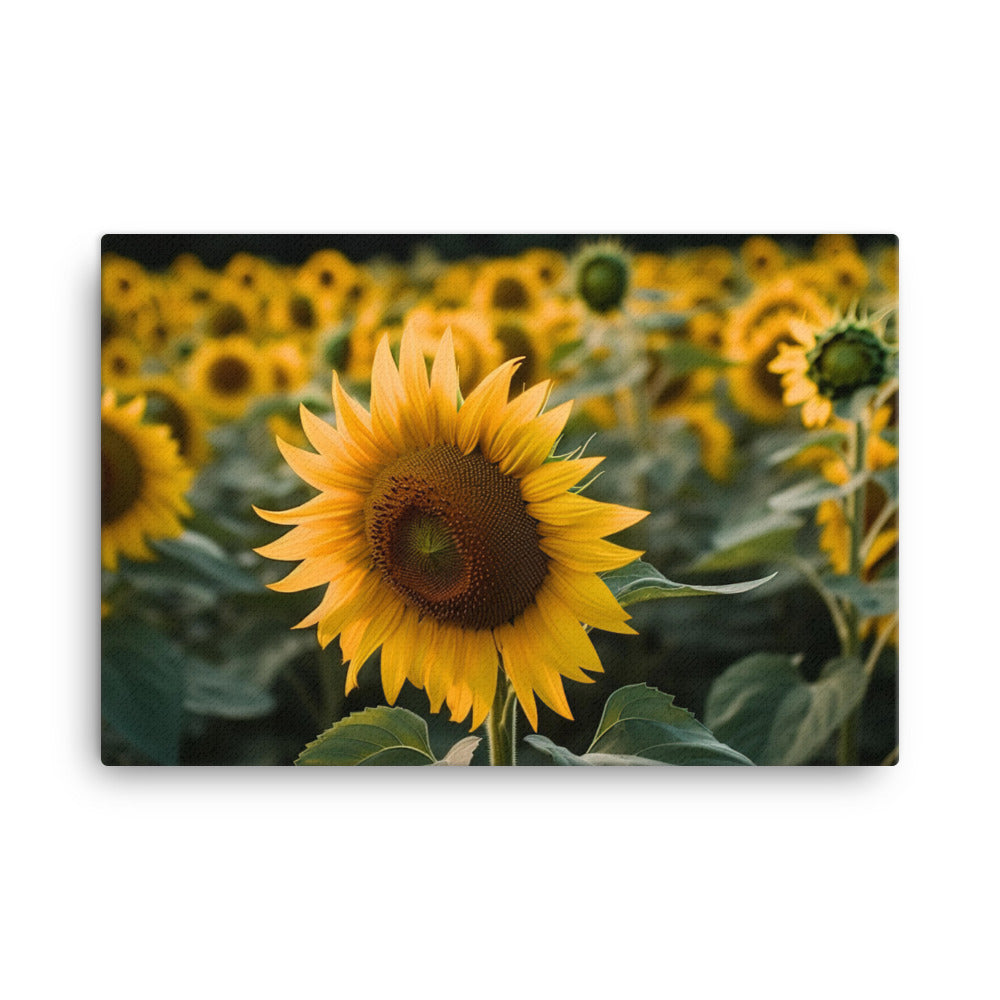 Sunflowers in the Sun canvas - Posterfy.AI