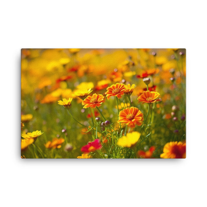 Flower Power canvas - Posterfy.AI