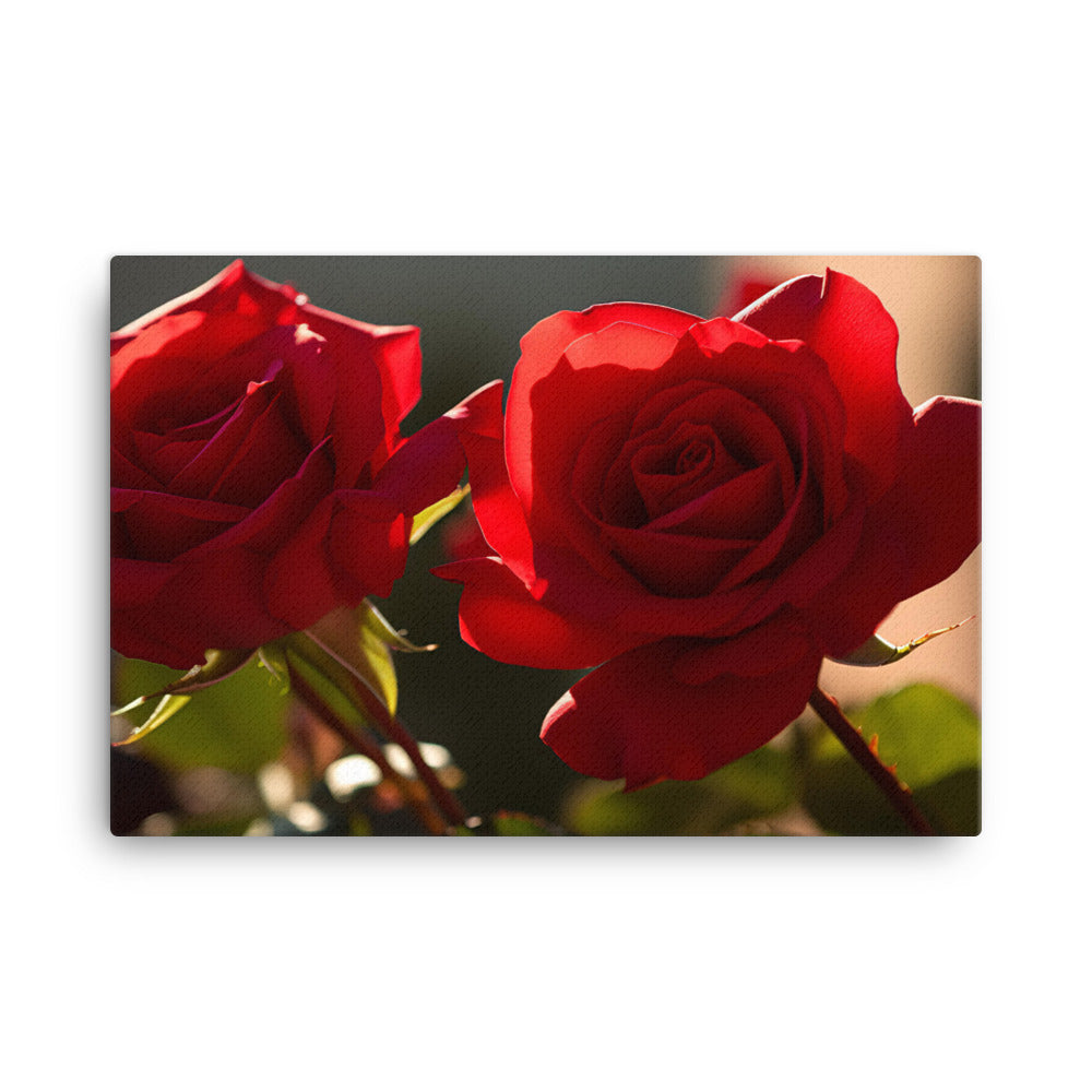 A Sea of Red Roses canvas - Posterfy.AI