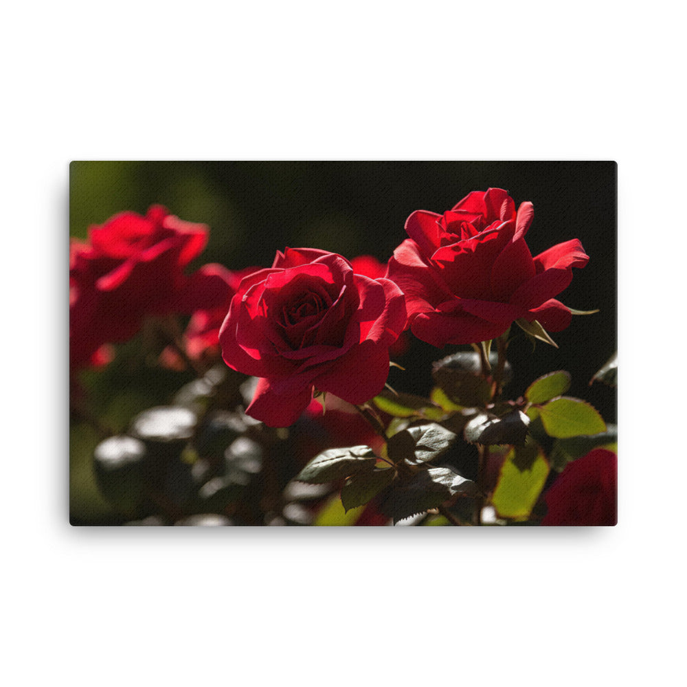 A Sea of Red Roses canvas - Posterfy.AI