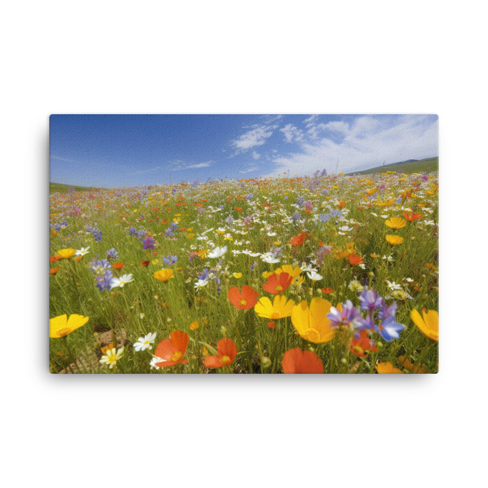 Wildflower Wonderland canvas - Posterfy.AI