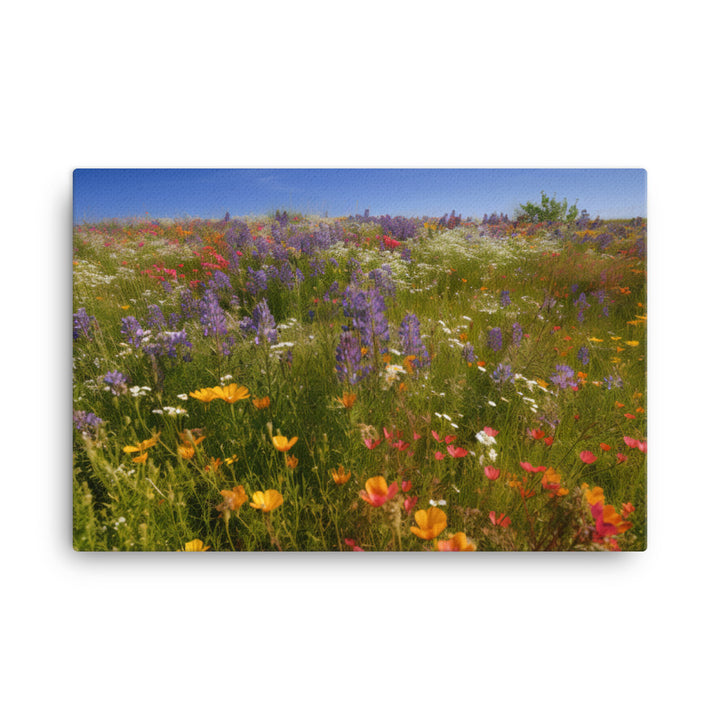 Wildflower Wonderland canvas - Posterfy.AI