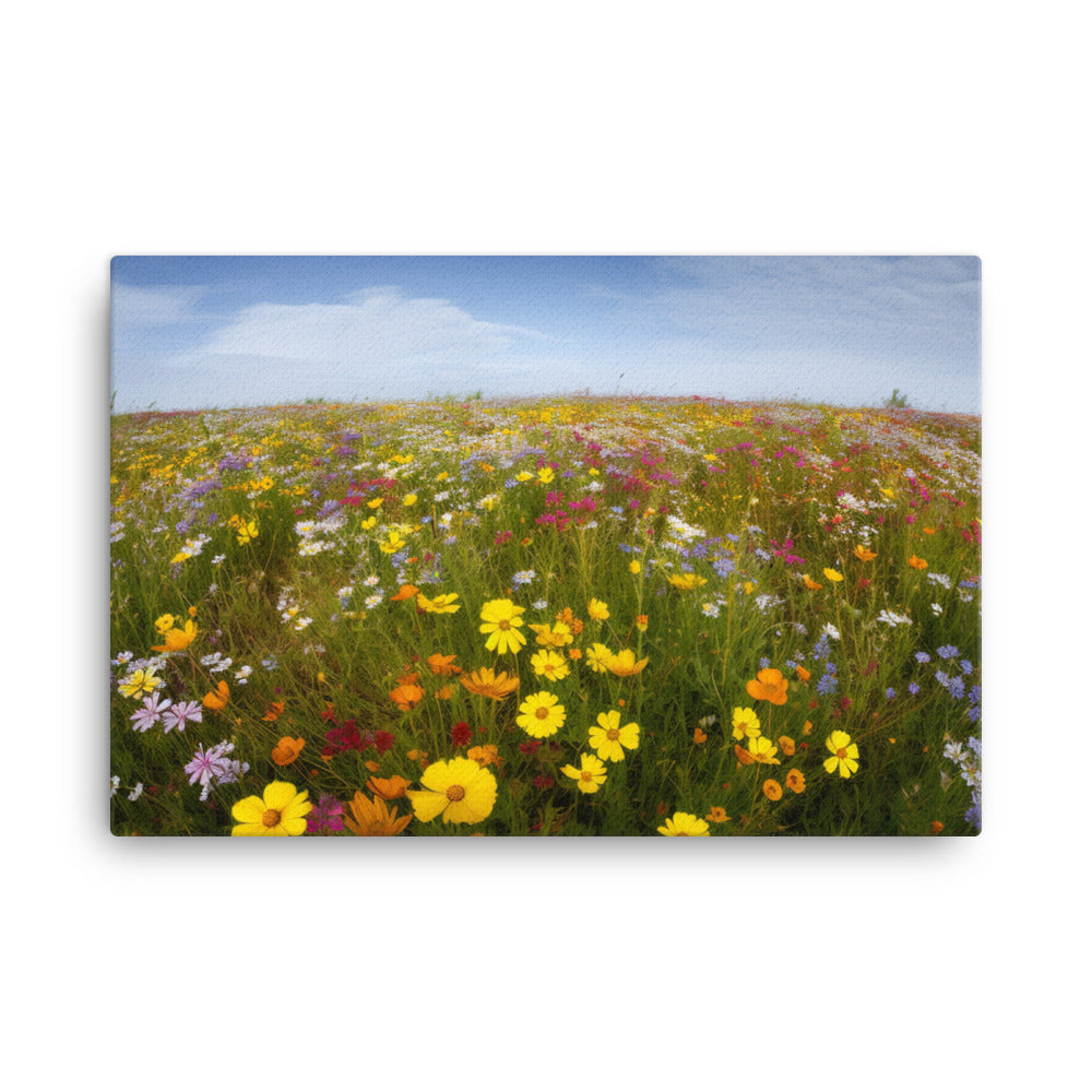 Wildflower Wonderland canvas - Posterfy.AI