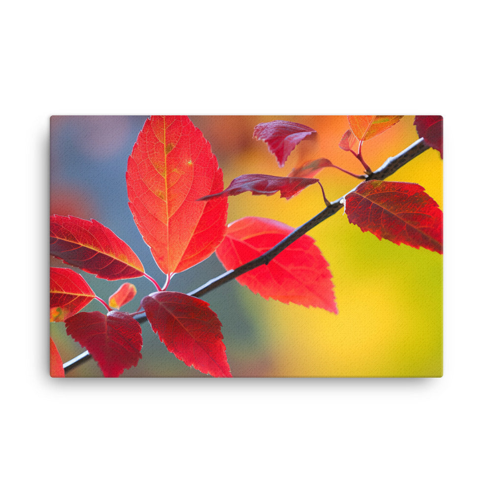 Vibrant Fall Foliage canvas - Posterfy.AI