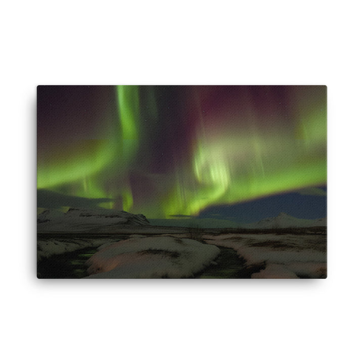 Northern Lights Adventure canvas - Posterfy.AI