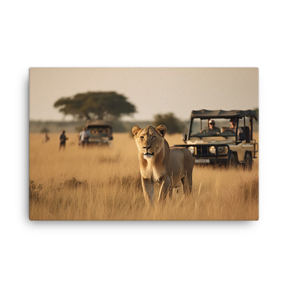 African Safari Adventure canvas - Posterfy.AI