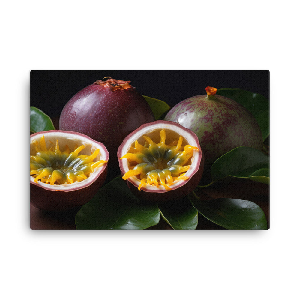 Passionfruit Perfection canvas - Posterfy.AI