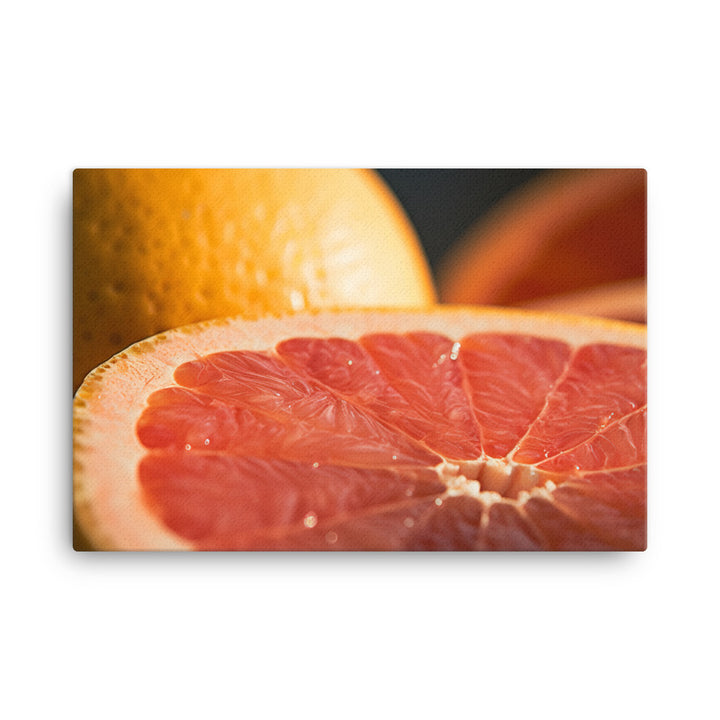 Pink Citrus Sunrise canvas - Posterfy.AI