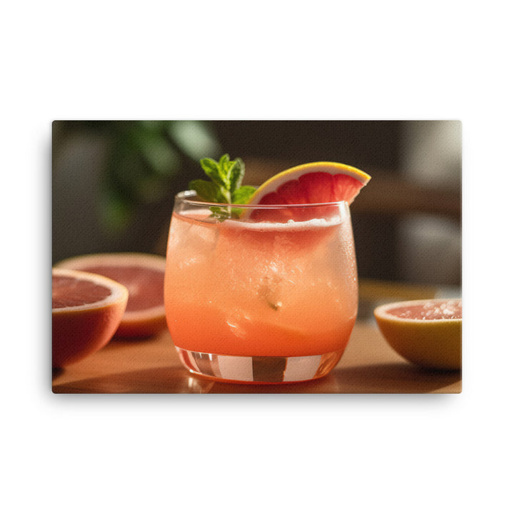 Grapefruit Mocktail canvas - Posterfy.AI