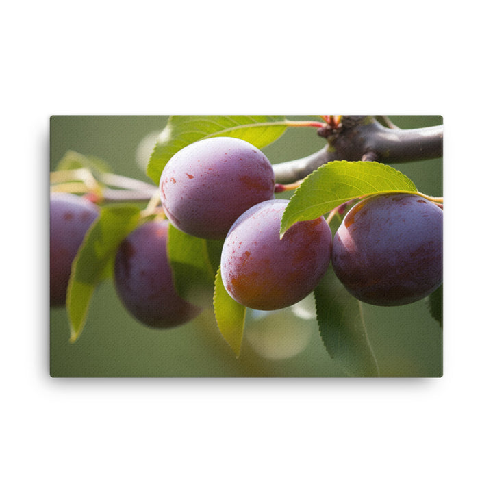 Plums on a Tree canvas - Posterfy.AI