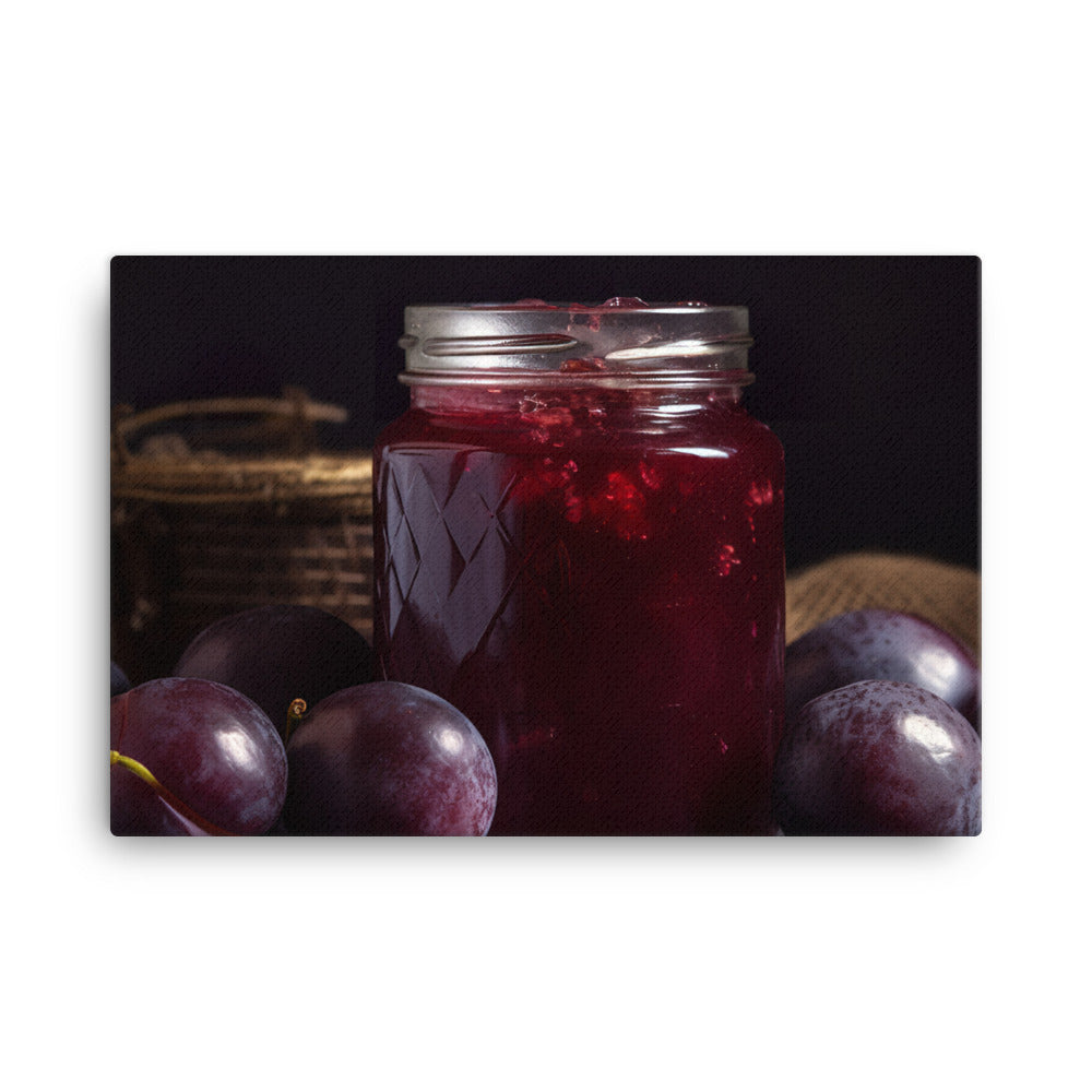 Plum Jam canvas - Posterfy.AI