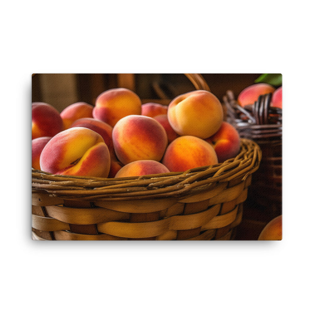 Peach Cobbler canvas - Posterfy.AI