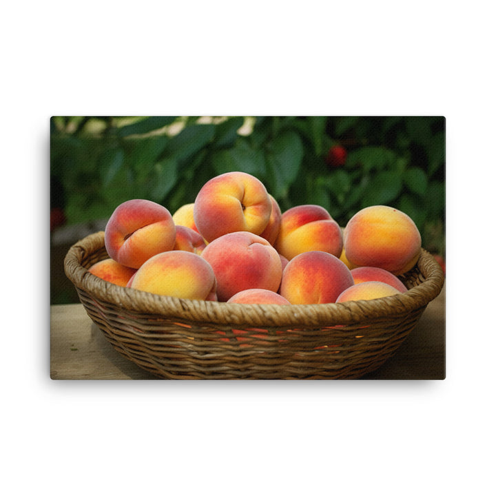 Peach Cobbler canvas - Posterfy.AI