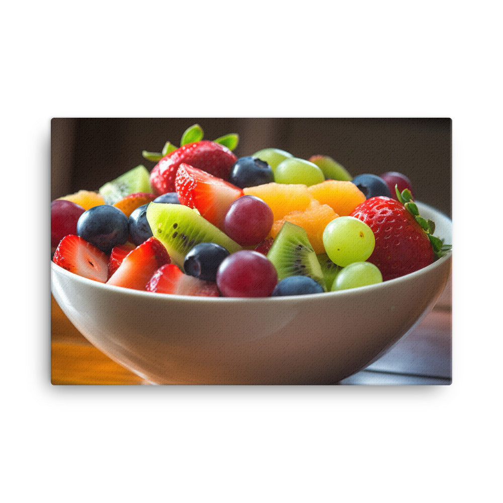 Kiwi Fruit Salad canvas - Posterfy.AI