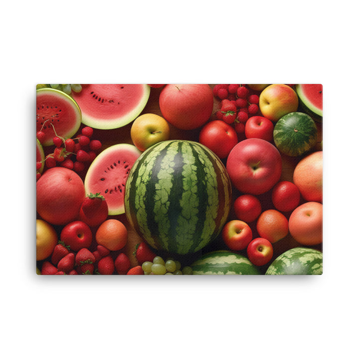 Watermelon Fruitscape canvas - Posterfy.AI