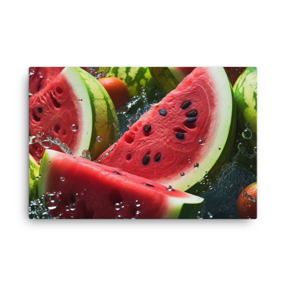 Watermelon Fruitscape canvas - Posterfy.AI