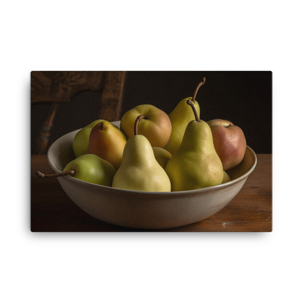 Bartlett Pears canvas - Posterfy.AI