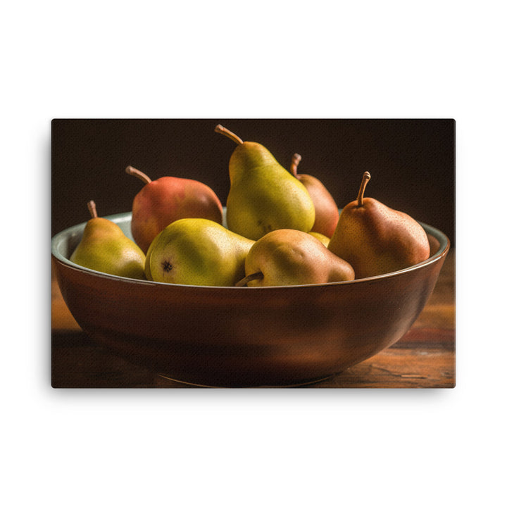 Bartlett Pears canvas - Posterfy.AI