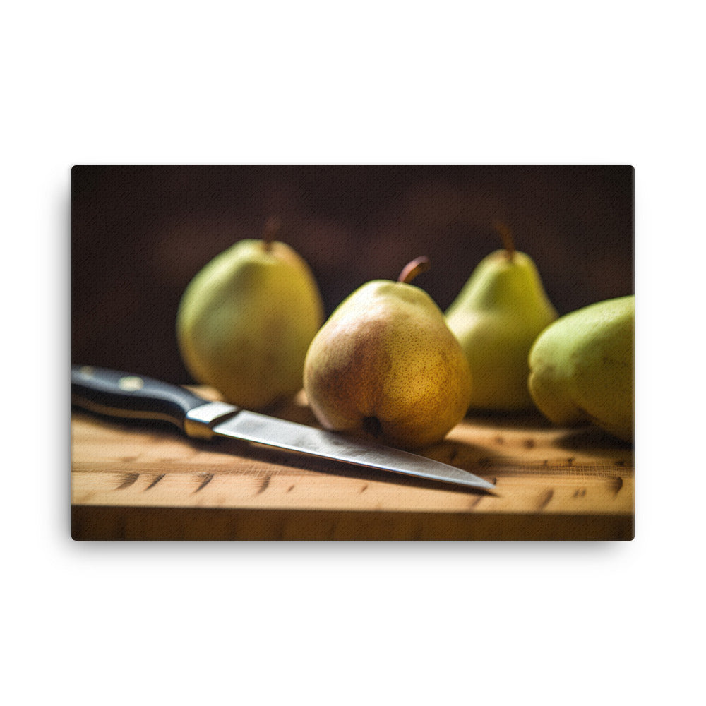 Asian Pears canvas - Posterfy.AI