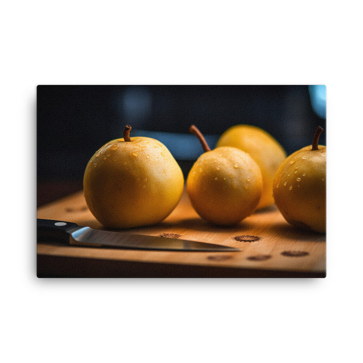 Asian Pears canvas - Posterfy.AI