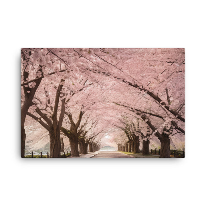 Cherry Blossom Dreams canvas - Posterfy.AI